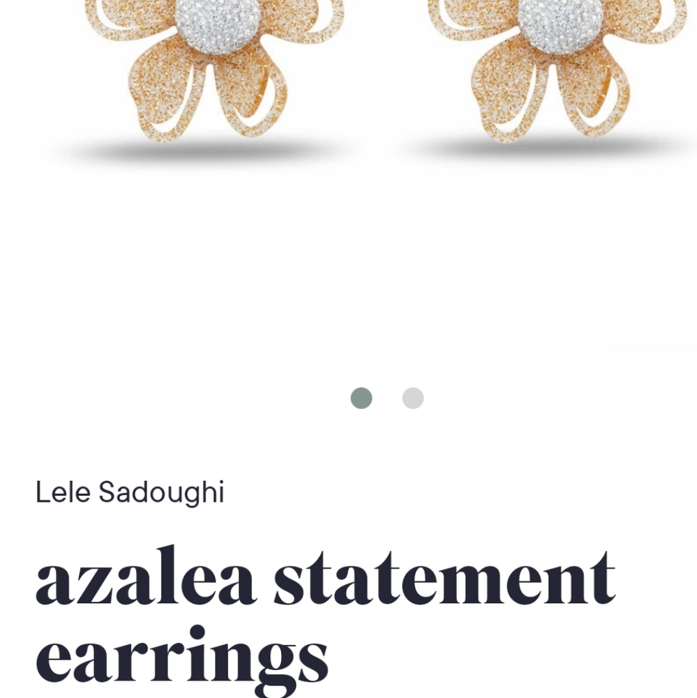 Azalea statement earrings - Picture 5 of 6